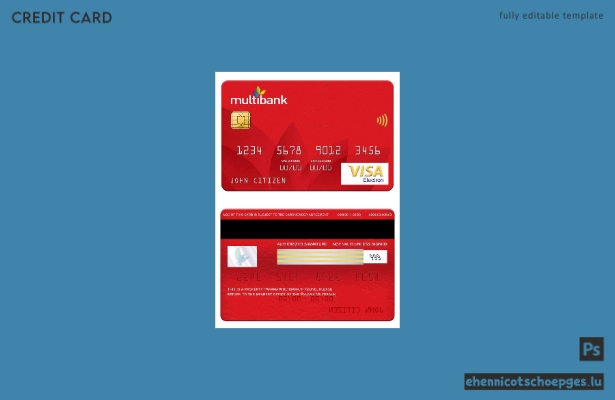 Beispielvorschau der Panama Multibank Visa Electron Karte